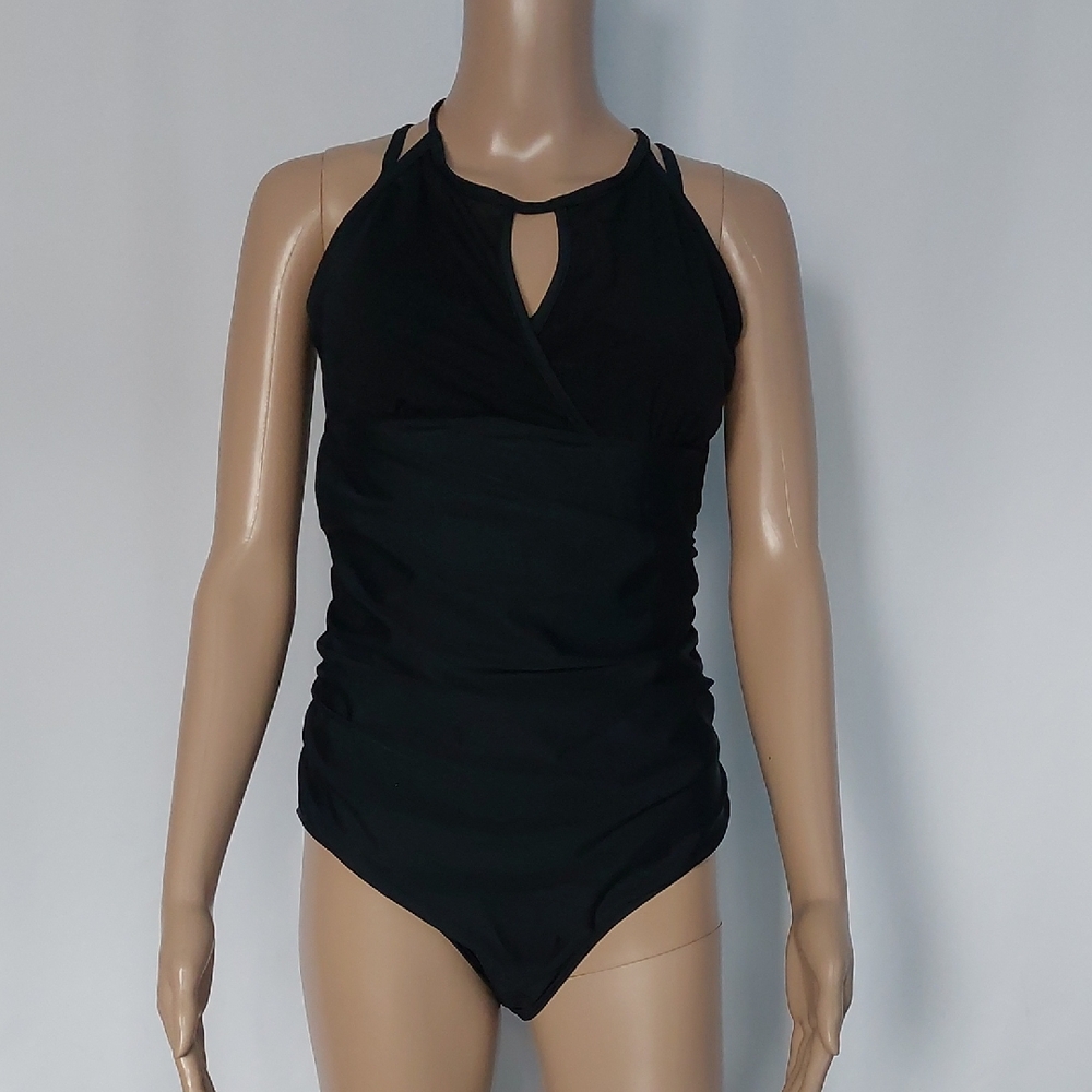 Smismivo Bikini one Piece Black Women's‎ Swimsuit Size L